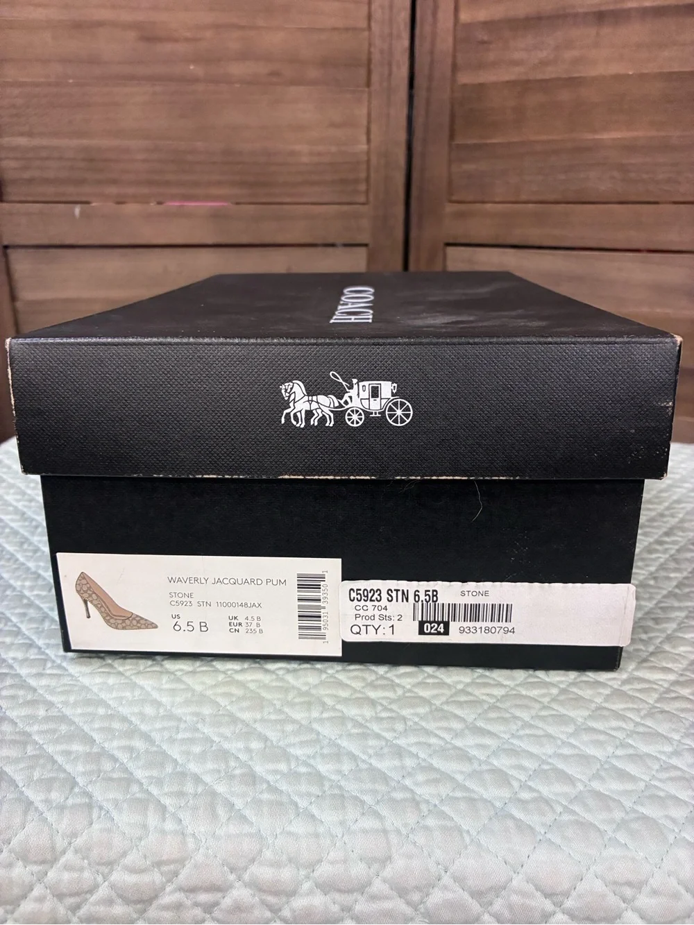 Coach Waverly Jacquard pump